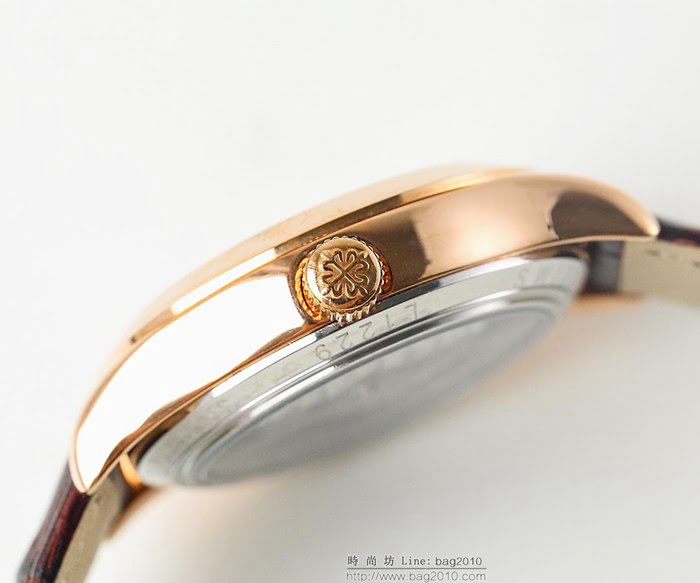 百達翡麗PATEK PHILPPE LS精品 新款 進口全自動機械機芯 316精鋼表殼 小牛皮錶帶 高端情侶對表  wssb3626